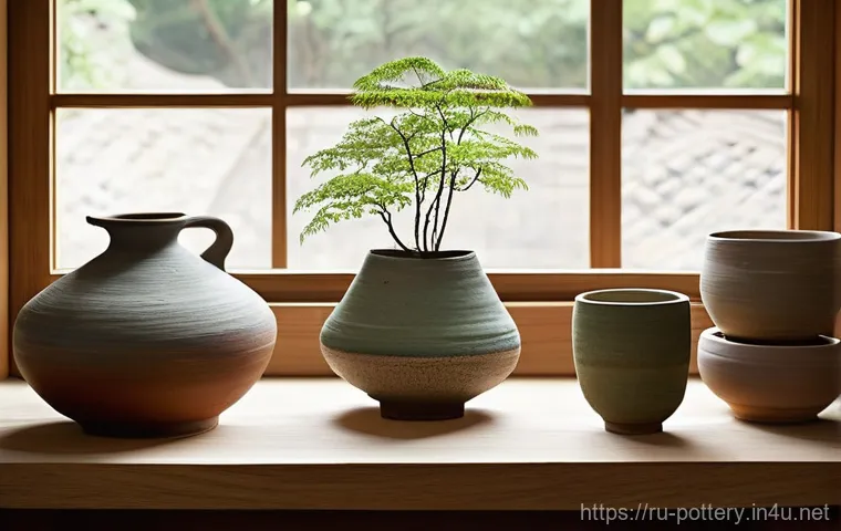 세계적인 도예 작가 소개 - Prompt: "The Legacy of Studio Pottery: East Meets West"**
An evocative scene capturing the essence o...