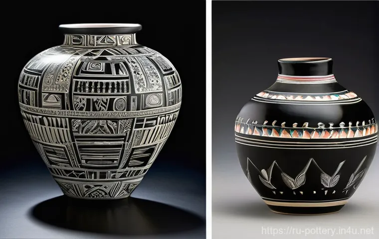 세계적인 도예 작가 소개 - Prompt: "Modernist Ceramic Avant-Garde: Form and Elegance"**
A sophisticated gallery setting featuri...